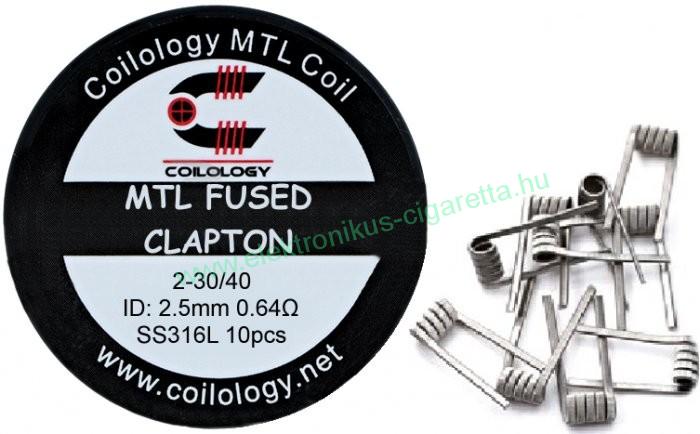 Coilology MTL Fused Clapton SS316L 0,64ohm