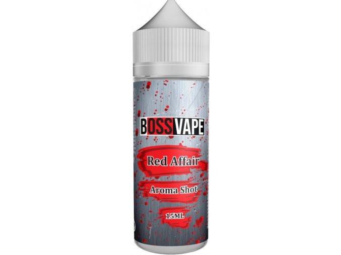 Aroma Boss Vape S&V : RED AFFAIR (Vörös erdő bogyók és anizik keveréke) 15ml