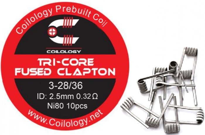 Coilology Tri-Core Fused Clapton Ni80 0,32ohm