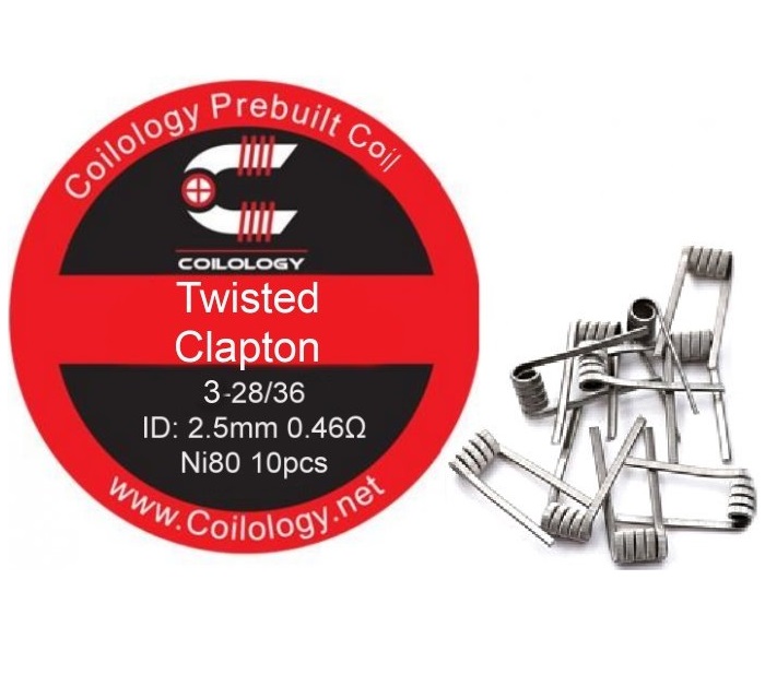 Coilology Twisted Clapton Ni80 0,46ohm