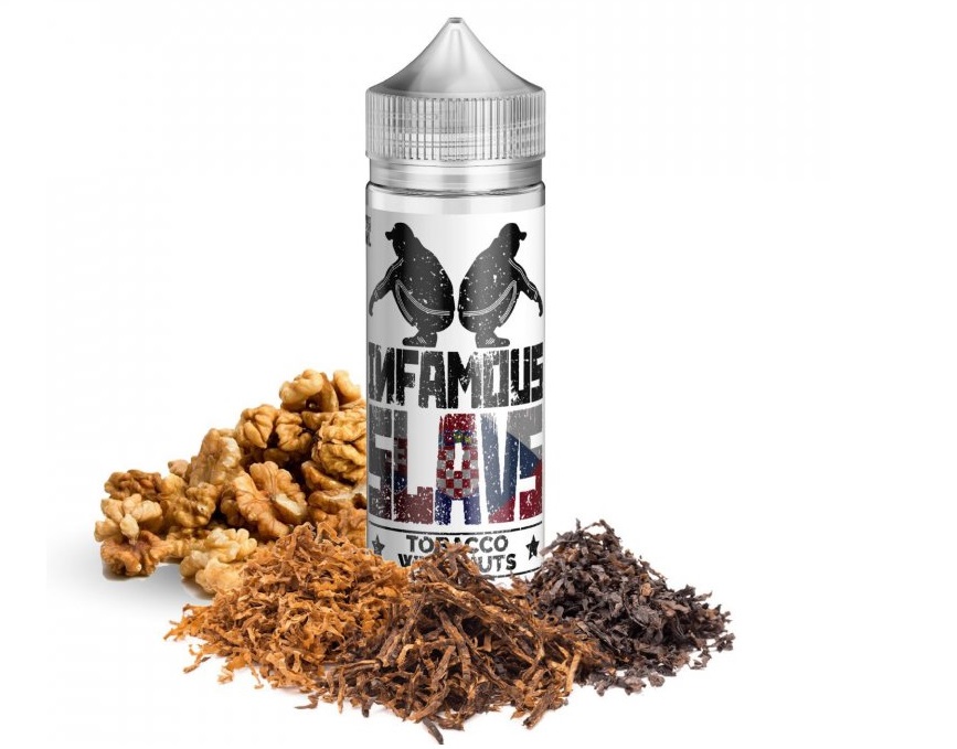 Aróma S&V Infamous Slavs - Tobacco with Nuts - dohány dióval, 20ml