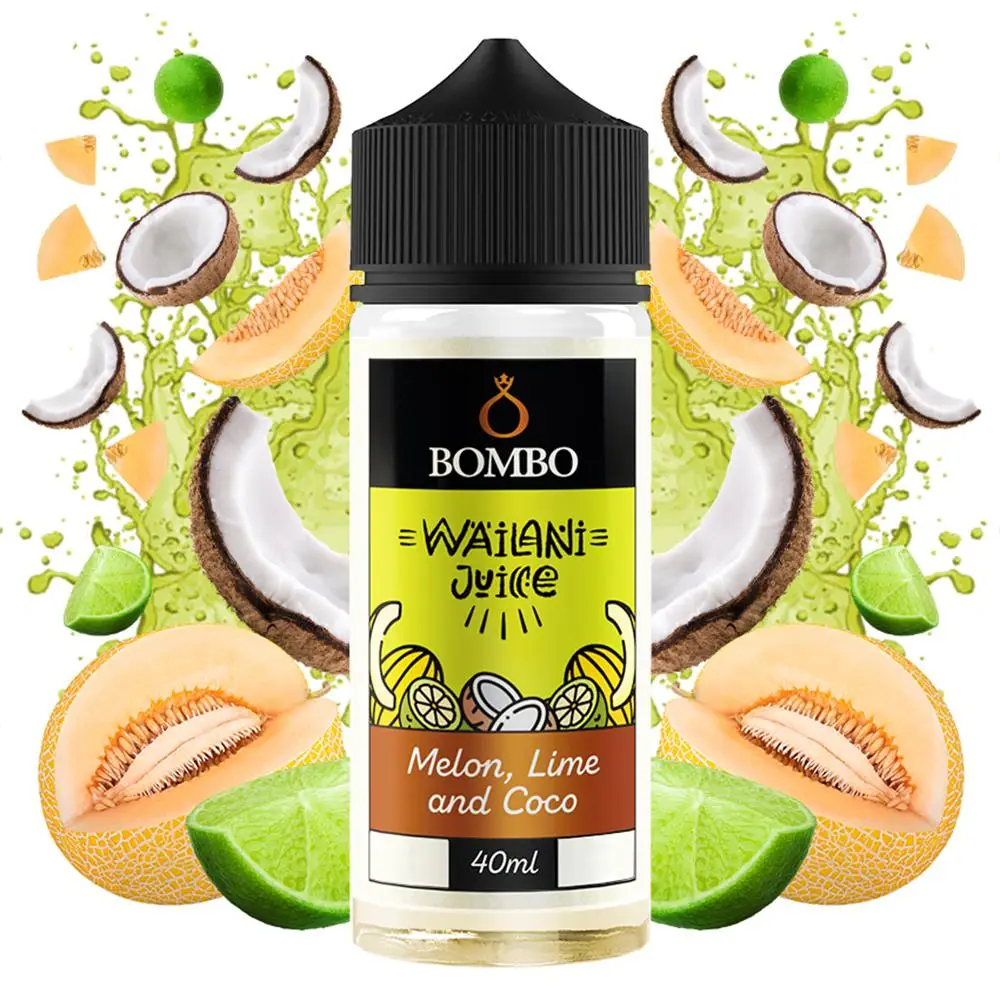 Juice Melon Lime and Coco - Bombo Wailani Shake&Vape 40ml/120ml aróma