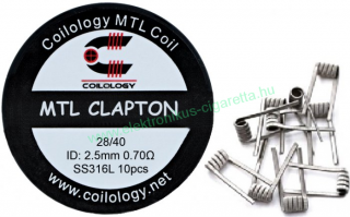 Coilology MTL Clapton Coil SS316 0,7ohm