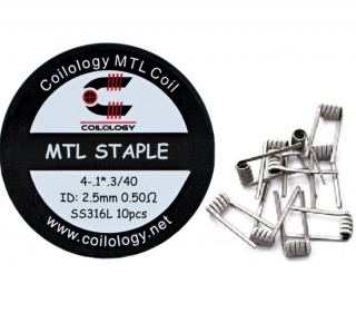 Coilology MTL Staple SS316L 0,5ohm