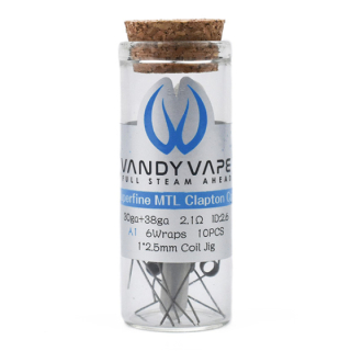 Vandy Vape előretekert spirál Superfine MTL Clapton Ni80 30GA*2 + 38GA , 0,7ohm