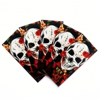 Skull - PVC zsugorfólia az akkumulátorhoz 18650