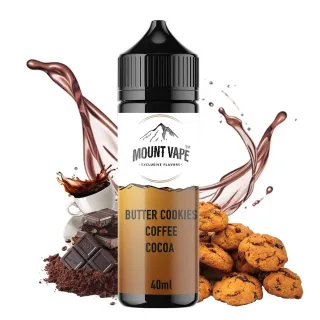 Butter Cookies Coffee Cocoa - Mount Vape 40/120ml Shake&Vape